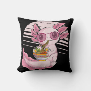 Kawaii Axolotl Ramen Noodles Japanese Food Anime G Kussen
