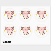 Kawaii Axolotl Sticker (Vel)