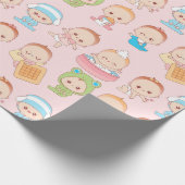 Kawaii Babies Cadeaupapier (Hoek)