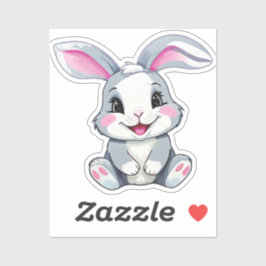 Kawaii Baby Bunny Sticker