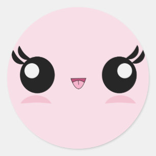 Kawaii Baby Face stickers