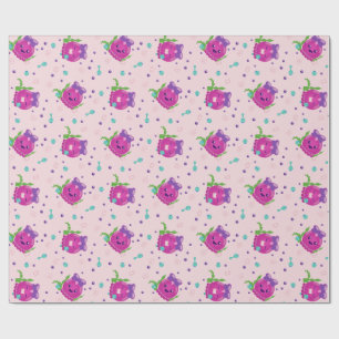 Kawaii Baby Meisjes Octopus Cadeaupapier
