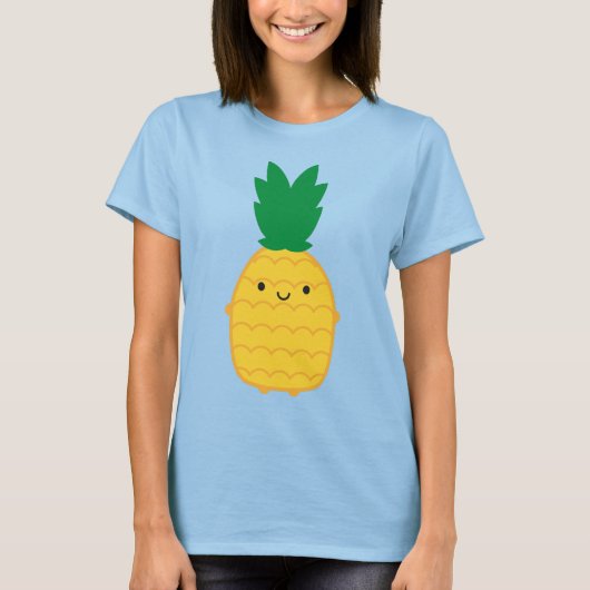 Kawaii Baby Pineapple T-shirt (Voorkant)