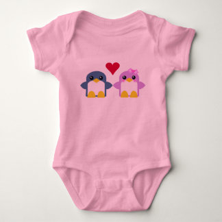 kawaii baby pinguïns houden van zoet tweety romper