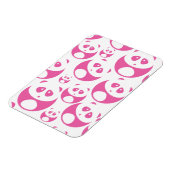 Kawaii Baby Roze en White Panda Pattern Magneet (Linkerzijde)