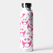 Kawaii Baby Roze en White Panda Pattern Waterfles (Links)