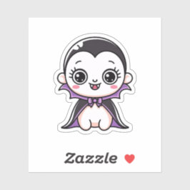 Kawaii Baby Vampire Halloween Sticker