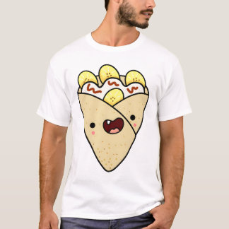 Kawaii Bananen en Crème Crêpe T-shirt