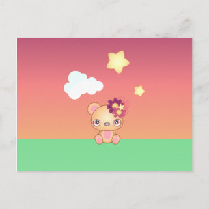 Kawaii Beer Briefkaart