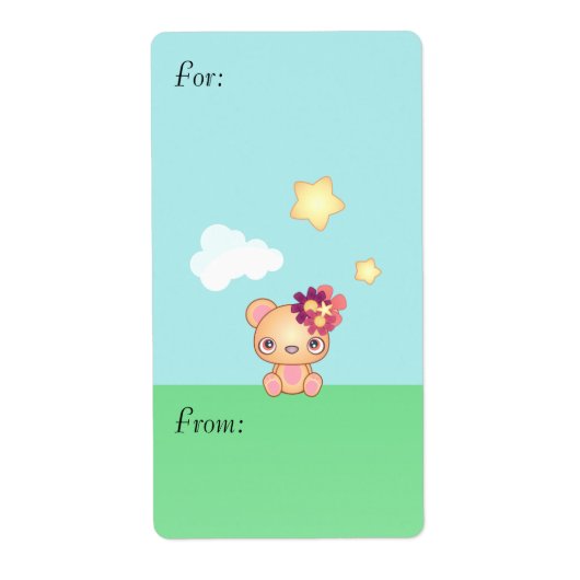 Kawaii Beer Etiket (Voorkant)