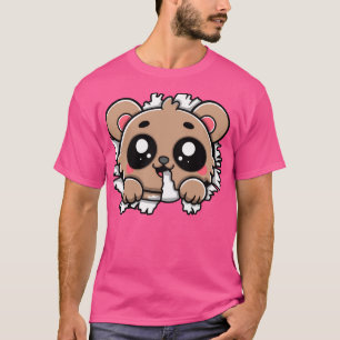 Kawaii Beer kauwen door T-shirt