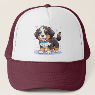 Kawaii Bernese Puppy, Schattigee Berner Pup Trucker Pet
