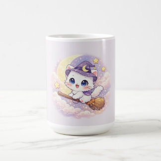 Kawaii Bezem Heks Kitty Koffiemok