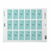 Kawaii bijen vliegen etiket (Full Sheet)