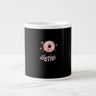 Kawaii Bijpassend Koppel Koffie En Donut Beter Sam Extra Grote Beker