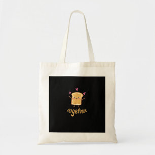 Kawaii bijpassend stel pindakaas jelly beter tote bag