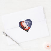 Kawaii bioscoop konijntje hart sticker (Envelop)
