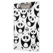 Kawaii Black en White Panda Pattern Klembord (Links)