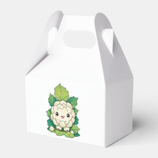 Kawaii Bloemkool Bedankdoosjes (Voorkant Zijde)