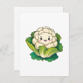 Kawaii Bloemkool Informatiekaartje (Voorkant / Achterkant)
