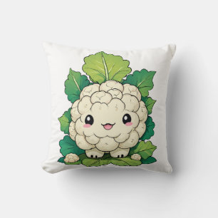 Kawaii Bloemkool Kussen