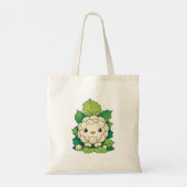 Kawaii Bloemkool Tote Bag (Achterkant)