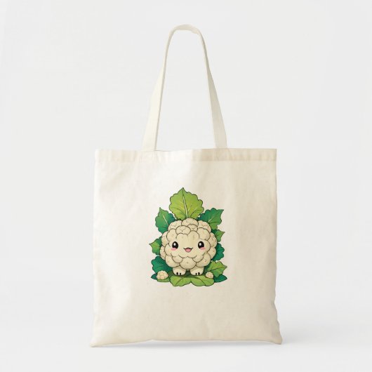 Kawaii Bloemkool Tote Bag (Voorkant)