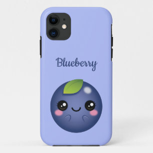 Kawaii Blueberry iPhone 11 Hoesje