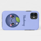 Kawaii Blueberry Case-Mate iPhone Case (Achterkant (horizontaal))