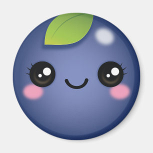 Kawaii Blueberry Magnet Magneet