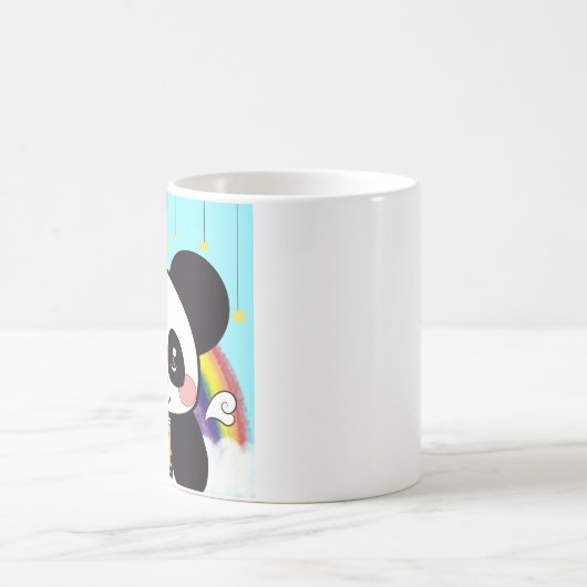 Kawaii Boba Panda Bear Café Mug (Centre)