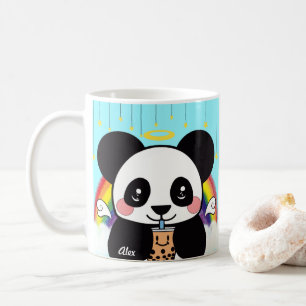 Kawaii Boba Panda Beer Coffee Mok