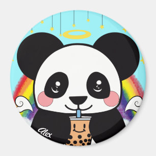 Kawaii Boba Panda Beer Magnet Magneet