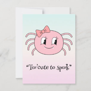 Kawaii boek, leuke spookachtige Halloween Briefkaart