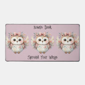 Kawaii Boho Owl Illustration Lavande (Recto)