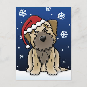 Kawaii Border Terrier Christmas Briefkaart