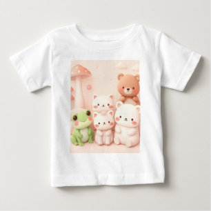 Kawaii bosvrienden Beer Kikker en Konijn Nursery