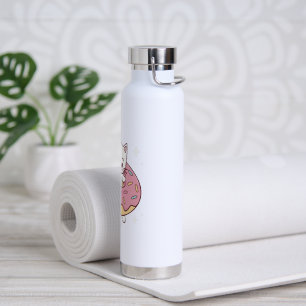 Kawaii Bouteille d'eau de chat de Donut - jolie ca