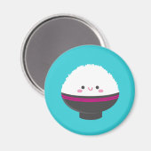 Kawaii Bowl of Rice Magnet (Recto/Verso)