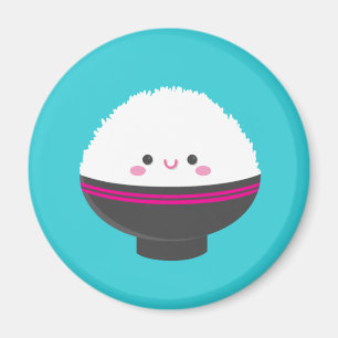 Kawaii Bowl van Rice Magnet Magneet