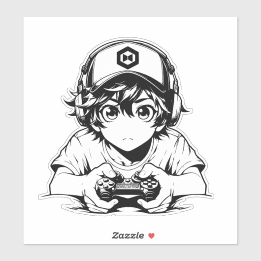 Kawaii Boy Sticker – Cute Design (Vel)