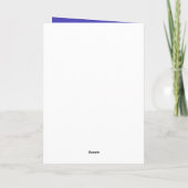 Kawaii Bride van Frankenstein Halloween met Snoep Kaart (Achterkant)