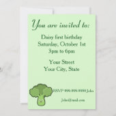 Kawaii Broccoli Kaart (Achterkant)