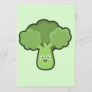 Kawaii Broccoli Kaart