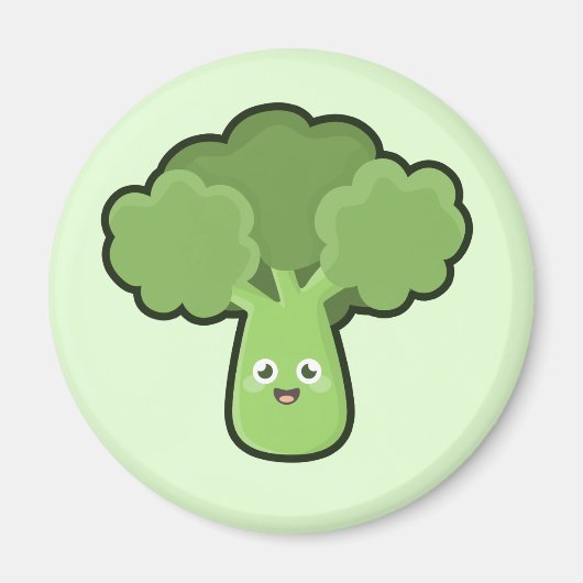 Kawaii Broccoli Magneet (Voorkant)