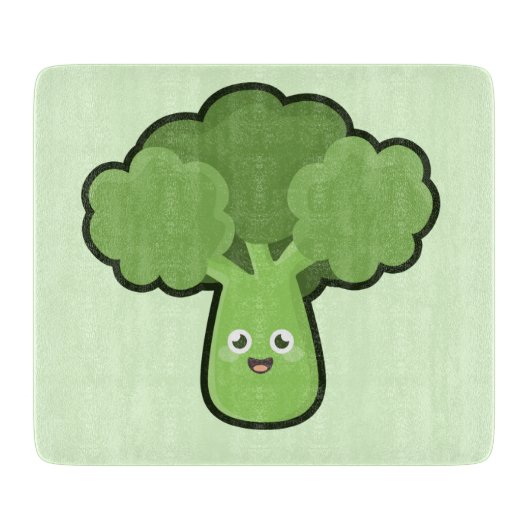 Kawaii Broccoli Snijplank (Voorkant)