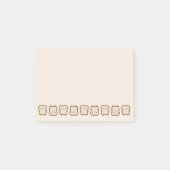 Kawaii Brood / Toast Post-it® Notes (Voorkant)