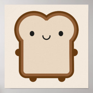 Kawaii Brood / Toast Poster