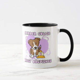 Kawaii Brown Border Collie Rally Obedience Mok