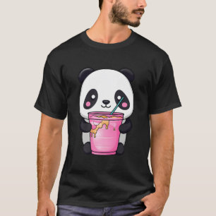 Kawaii Bubble Tea Panda Boba-Thee Japanse T-shirt